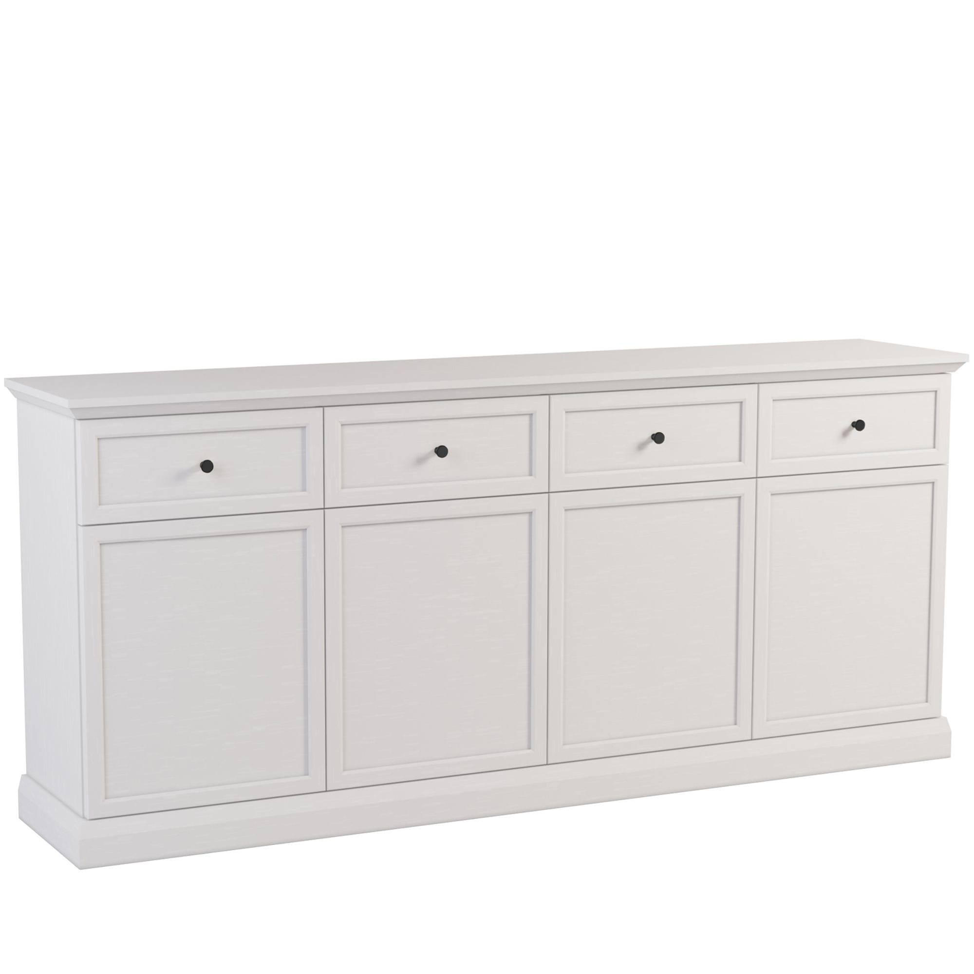 KOMMODE KATRIA, Weiß - Weiß, Holzwerkstoff (193/86/40cm) - KONSIMO®