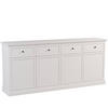 KOMMODE KATRIA, Weiß - Weiß, Holzwerkstoff (193/86/40cm) - KONSIMO®