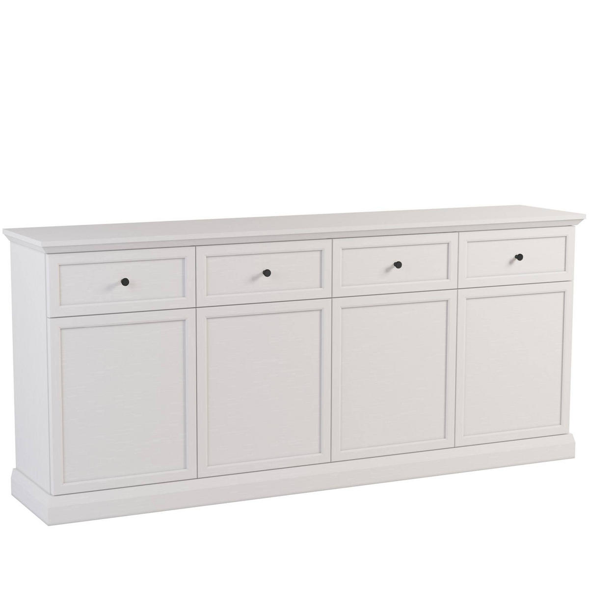 KOMMODE KATRIA, Weiß - Weiß, Holzwerkstoff (193/86/40cm) - KONSIMO®