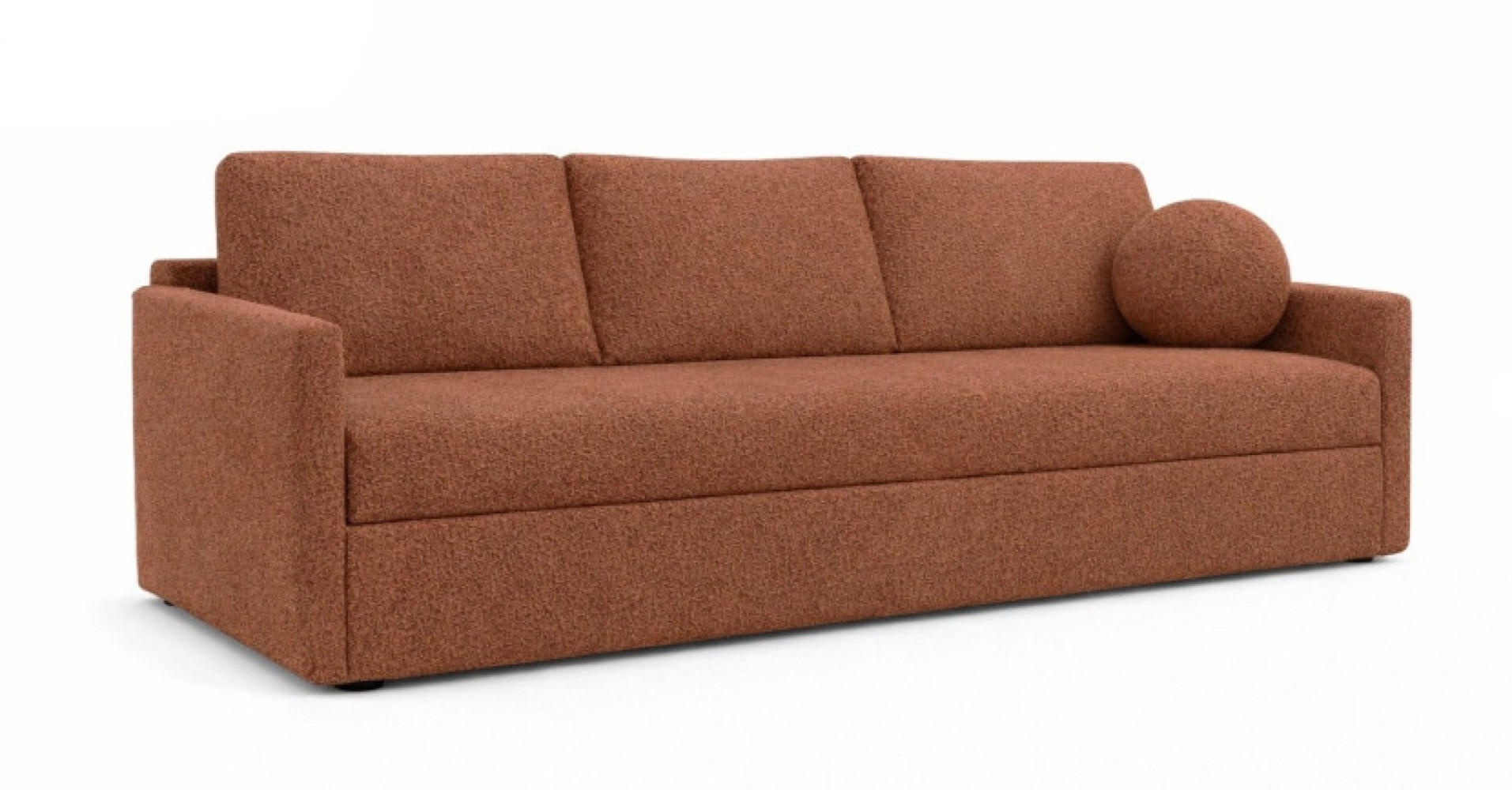 SOFA Ceglasty SISI Mit Schlaffunktion - Orange, Textil (207/90/87cm) - Sepro Meble
