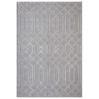 KURZFLOR-TEPPICH Flair 138 Grau 200x290 cm - Grau, Textil (200/290cm) - carpet city