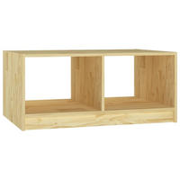 COUCHTISCH 75x50x33,5 cm Massivholz Kiefer - Braun, Holz (50/75/33.5cm) - furnicato