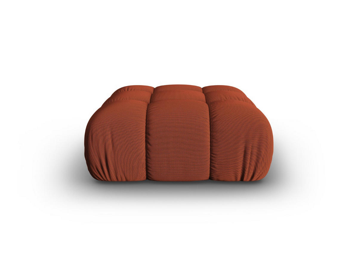 POUF Bellis aus 3D-Stoff ziegelstein - Orange, Textil (94/43/94cm) - Micadoni
