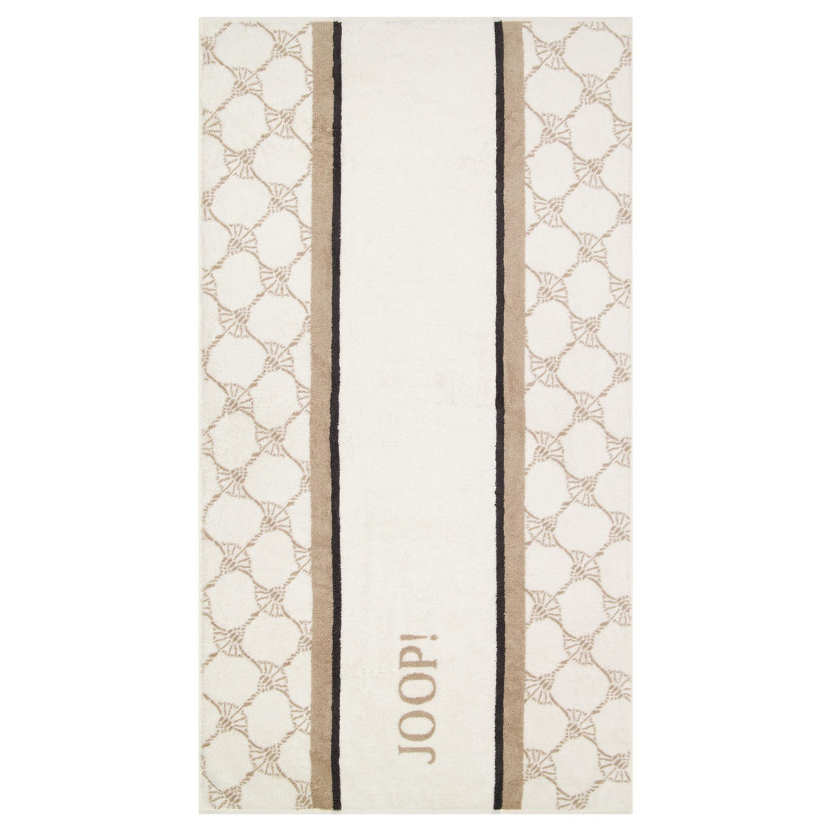 HANDTÜCHER SAUNA STRIPES 1718 NATUR - 37 - Beige, Textil (80/150cm) - Joop!