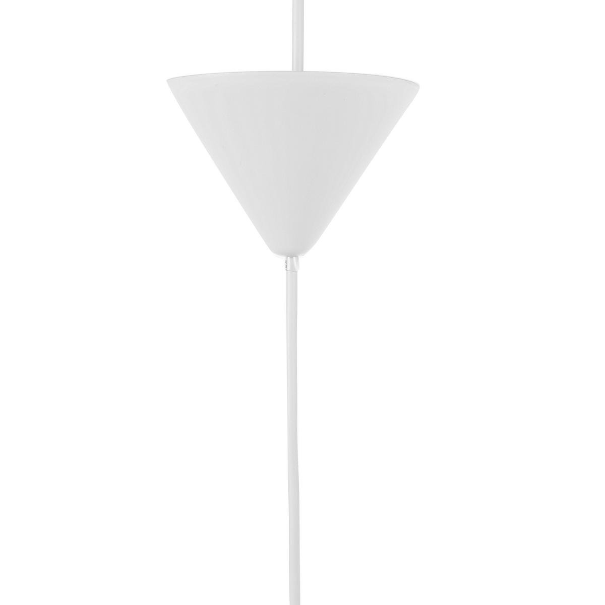 HÄNGELEUCHTE Weiß Lamone - Creme, Kunststoff (40/40/120cm) - Beliani