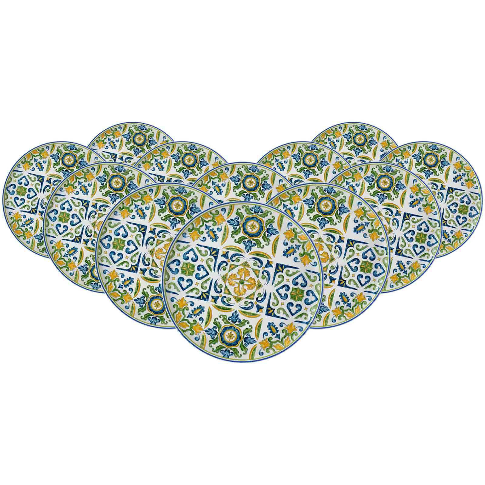 PIZZATELLER Roma Verde grün ø 31,5 cm 12er Set - Grün, Keramik (31.5cm) - Ritzenhoff Breker