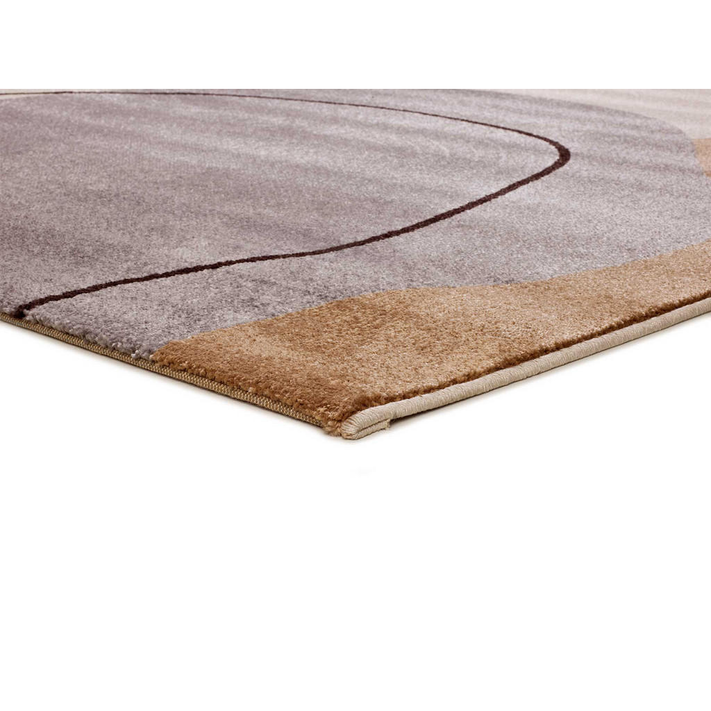 Thumbnail - Atticgo Webteppich, Braun, Grau, Beige, Textil, Abstrakt, Rechteckig, 80x150 cm, Oeko-Tex® Standard 100, in verschiedene...