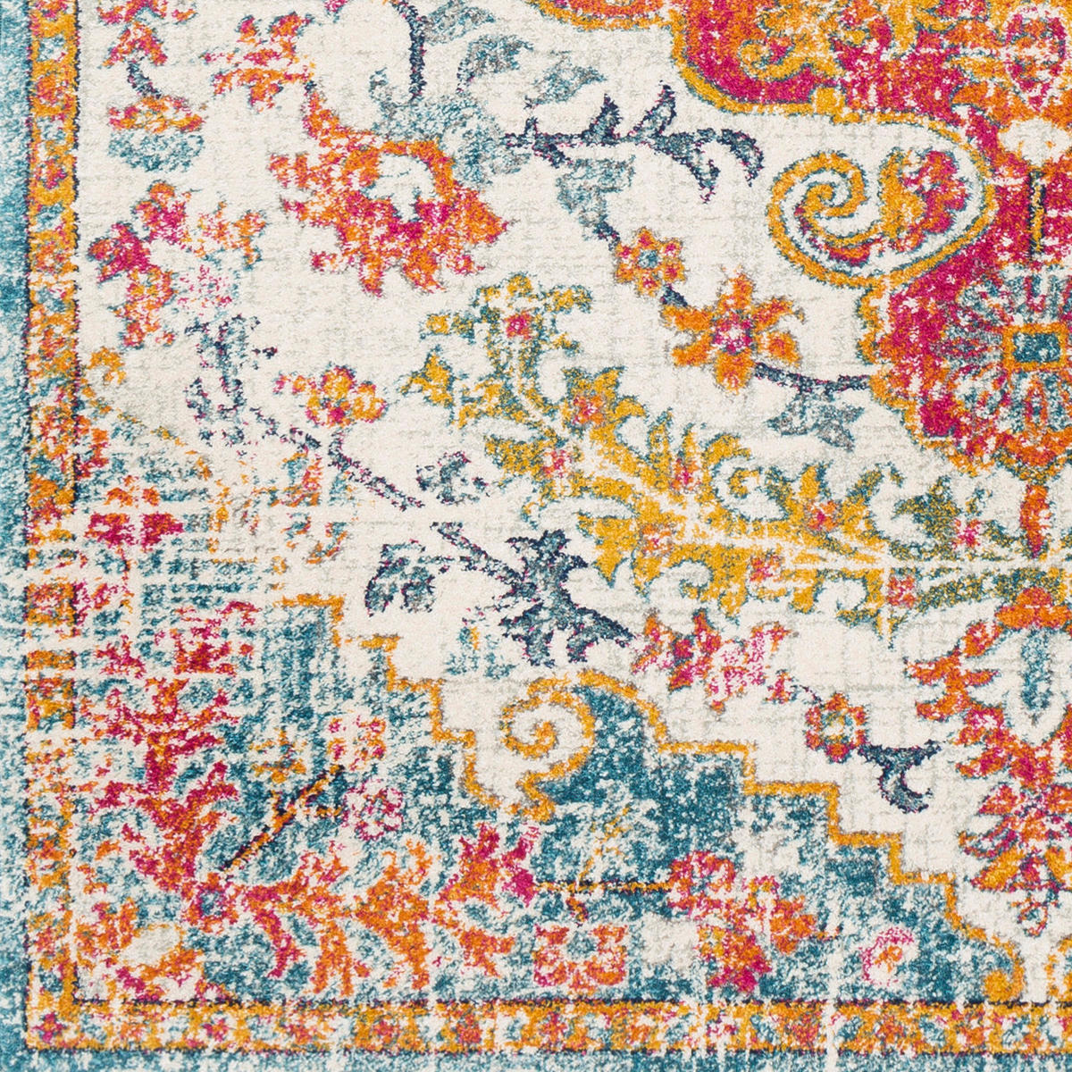 VINTAGE-TEPPICH 120x170 cm Mehrfarbig - Dunkelgelb, Textil (120/170cm) - LIVABLISS