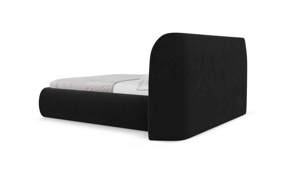 POLSTERBETT mit Bettkasten und Lattenrost 160x228 Blau - Blau/Schwarz, Kunststoff/Textil (140/200cm) - Makamii