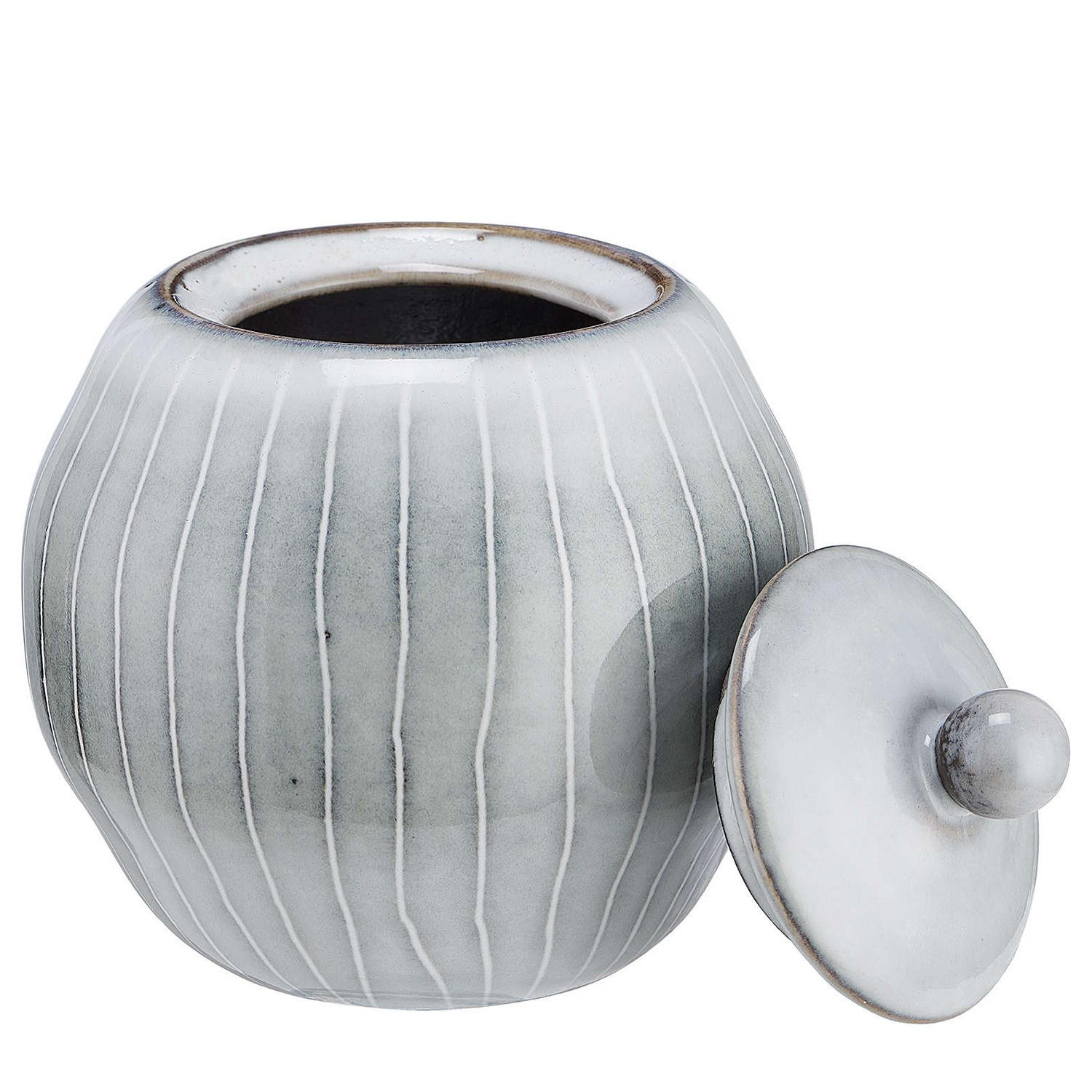 ZUCKERDOSE Henley - Grau, Keramik (4.7/11cm) - Butlers