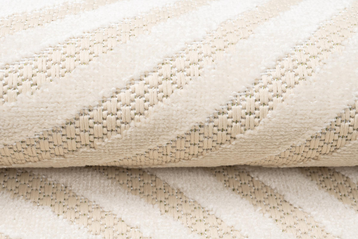 TEPPICH PATIO Creme 240/330 cm - Creme, Kunststoff (240/330cm) - Tapiso