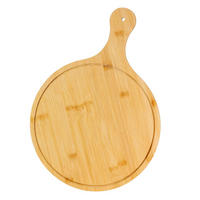 PIZZA SCHNEIDEBRETT - Braun, Naturmaterialien (31.5/44.3cm) - Intirilife