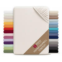 SPANNBETTTUCH Premium Jersey natur, 60x120 cm - 70x140 cm - Naturfarben, Textil (70/140cm) - biberna