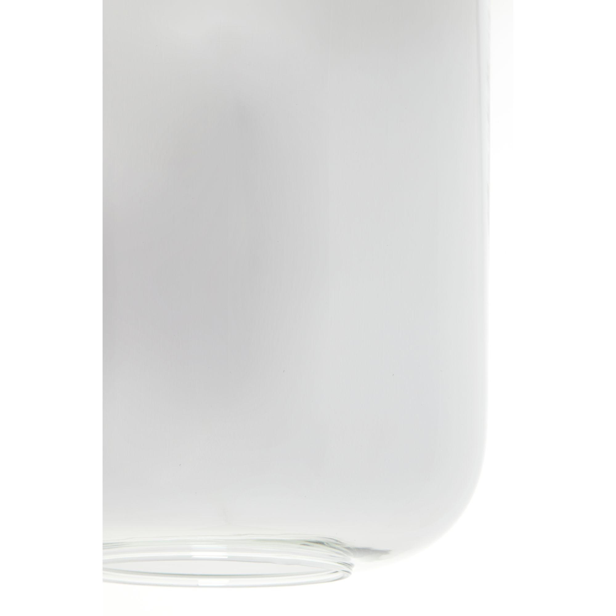 HÄNGELAMPE Lekar Schwarz 110/22/32 cm - Schwarz, Glas (110/22/32cm) - Light & Living