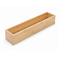 SCHREIBTISCHORGANIZER Bambus 38/8/7 cm - Beige, Naturmaterialien (38/8/7cm) - BOXIMO