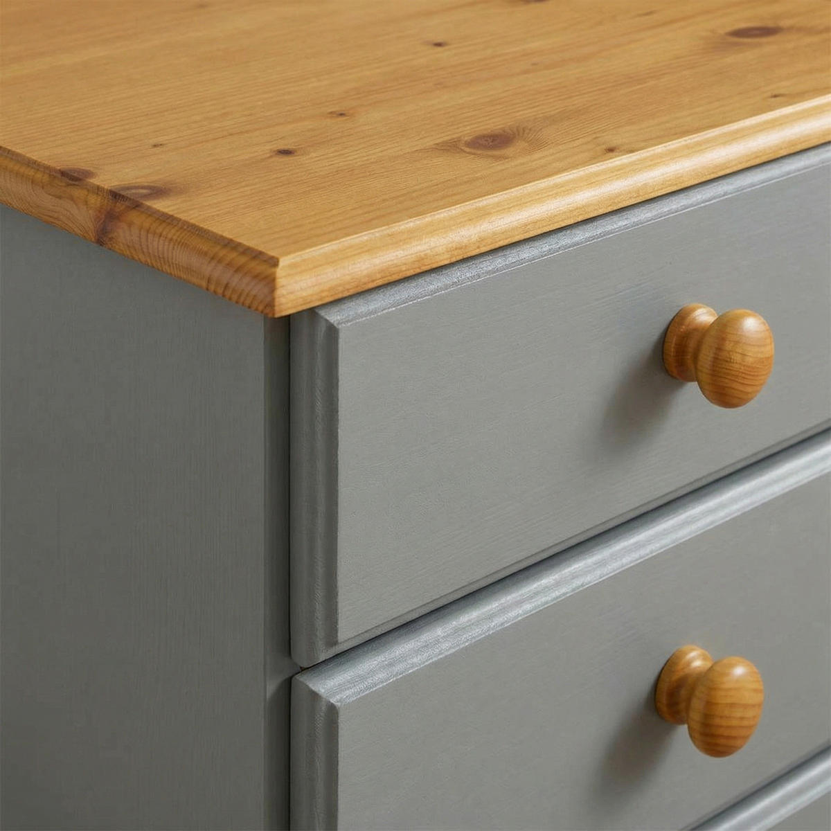 NACHTTISCH 2er-Set Nilon Grau 44/40/56 cm - Grau, Holz (44/56/40cm) - ebuy24