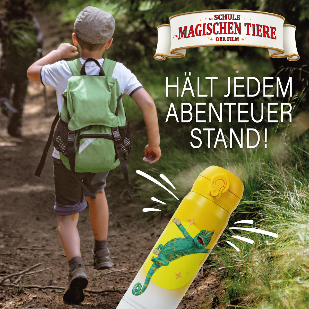 TRINKFLASCHE Kinder 380 ml - Gelb, Kunststoff (0.38L)