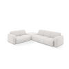 ECKSOFA links Molino aus Chenille-Stoff hellgrau 6 Sitzplätze - Hellgrau, Textil (250/315cm) - Micadoni