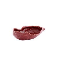 SCHALE Kalako Rot 41/20,5/10 cm - Rot, Keramik (10cm) - Light & Living