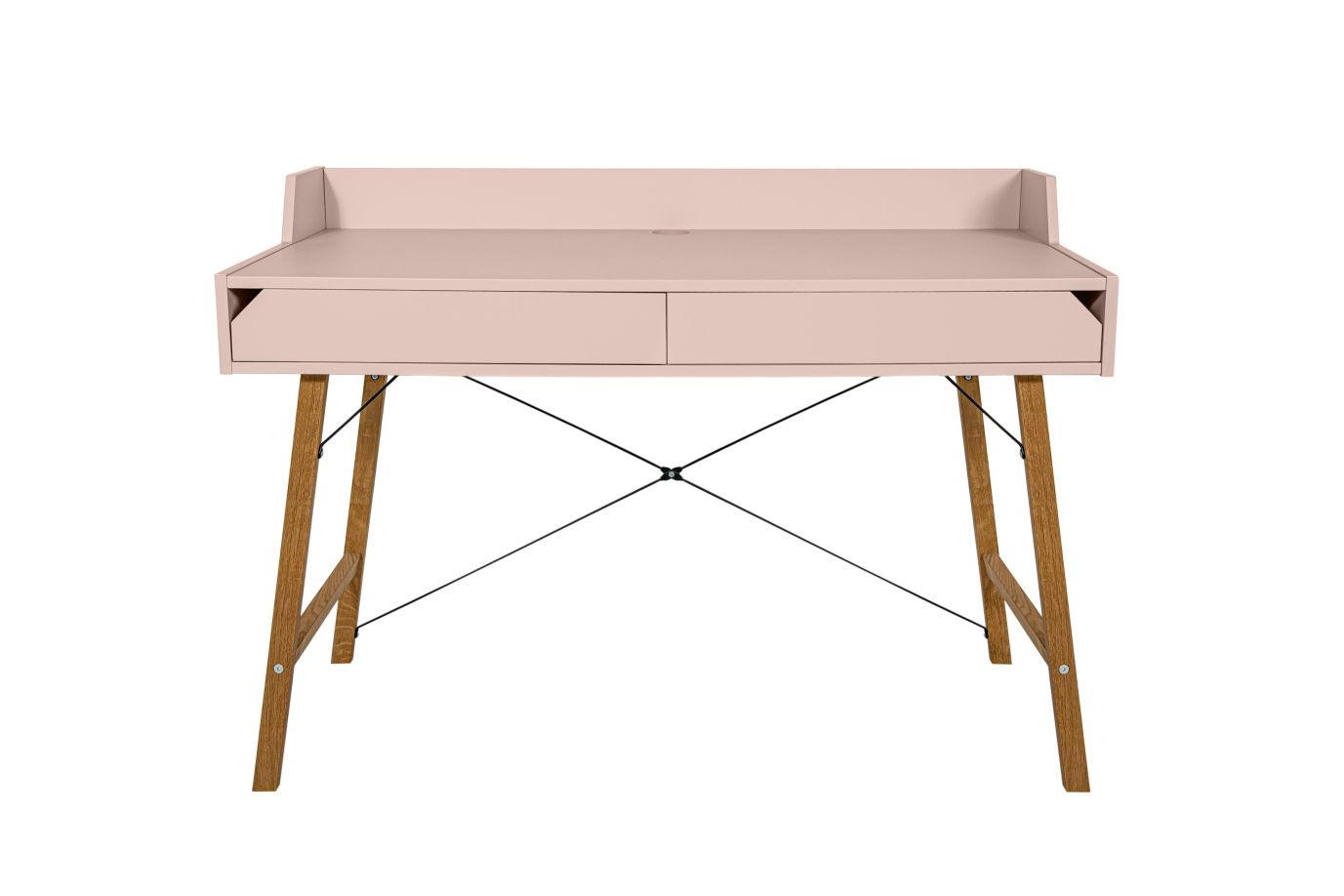 KINDERSCHREIBTISCH Lotta - Rosa, Holzwerkstoff (120/76/60cm) - RAUMHIRSCH FURNITURE