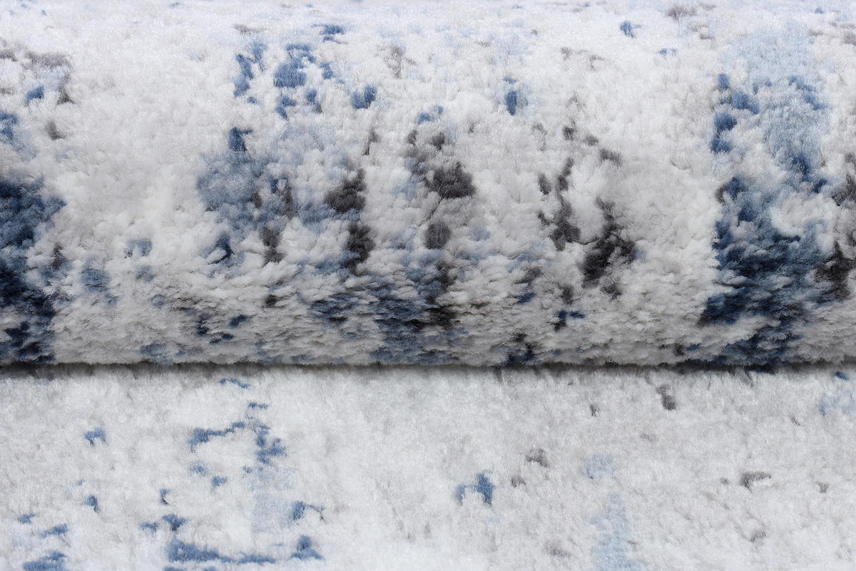 TEPPICHLÄUFER SKY blaugrau vintage 80/300 cm - Blaugrau, Textil (80/300cm) - Tapiso
