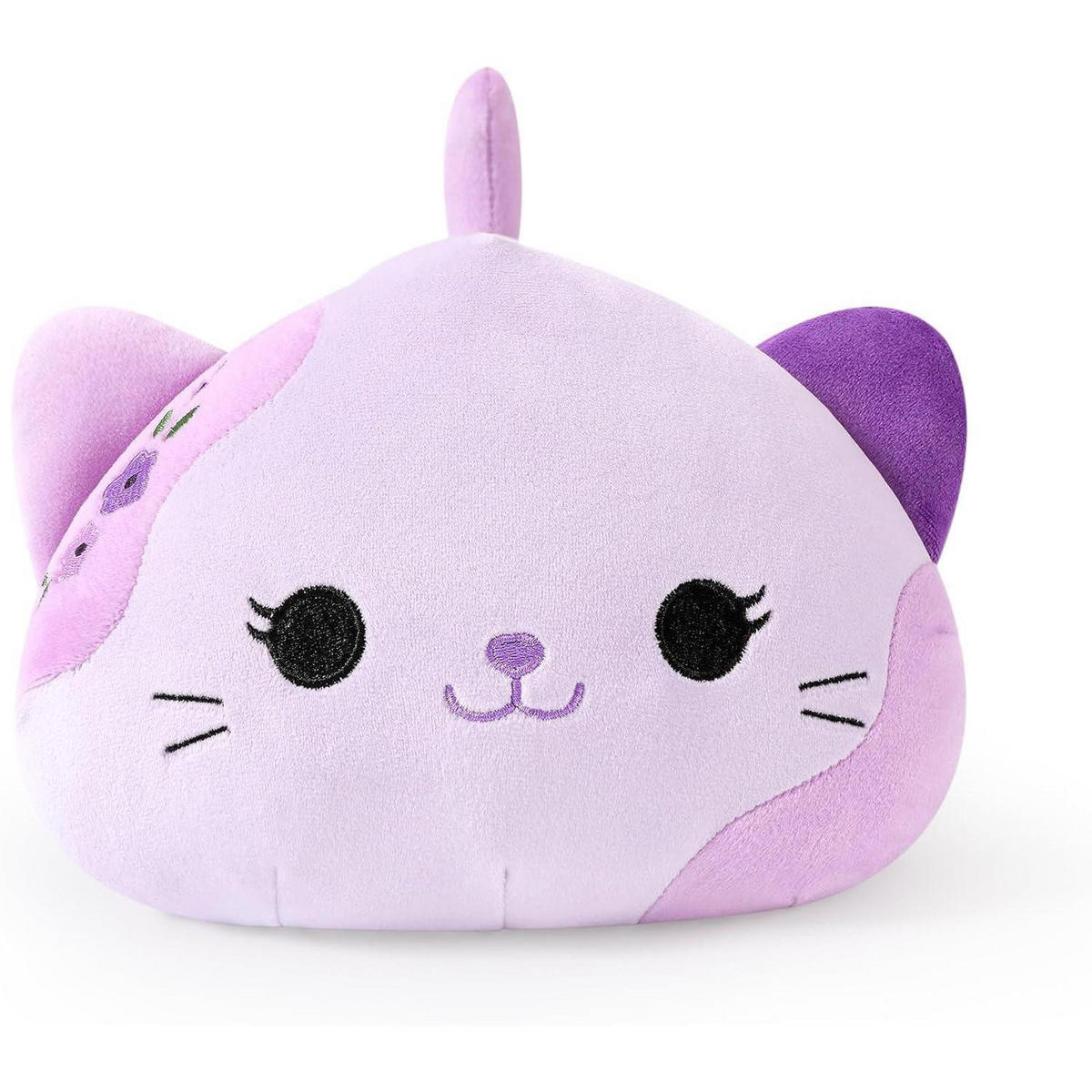 PLÜSCHTIER Katze Violett 23 cm - Lila, Textil (15/23cm)