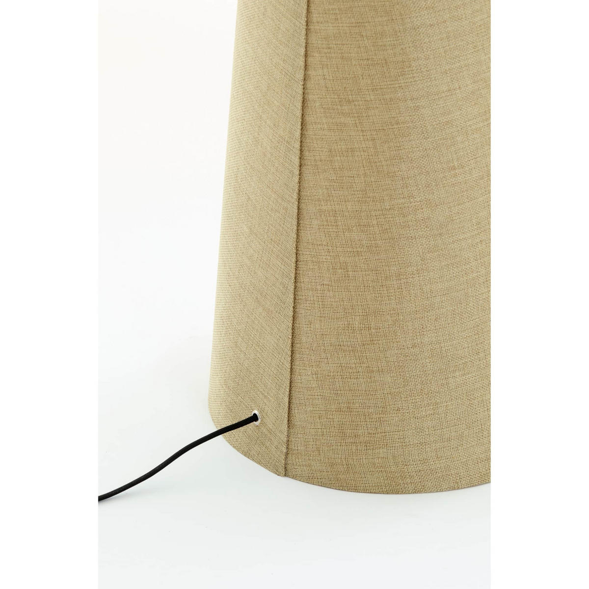 STEHLEUCHTE Micky Grün Ø38/180 cm - Beige/Grün, Textil (38/38/180cm) - Light & Living