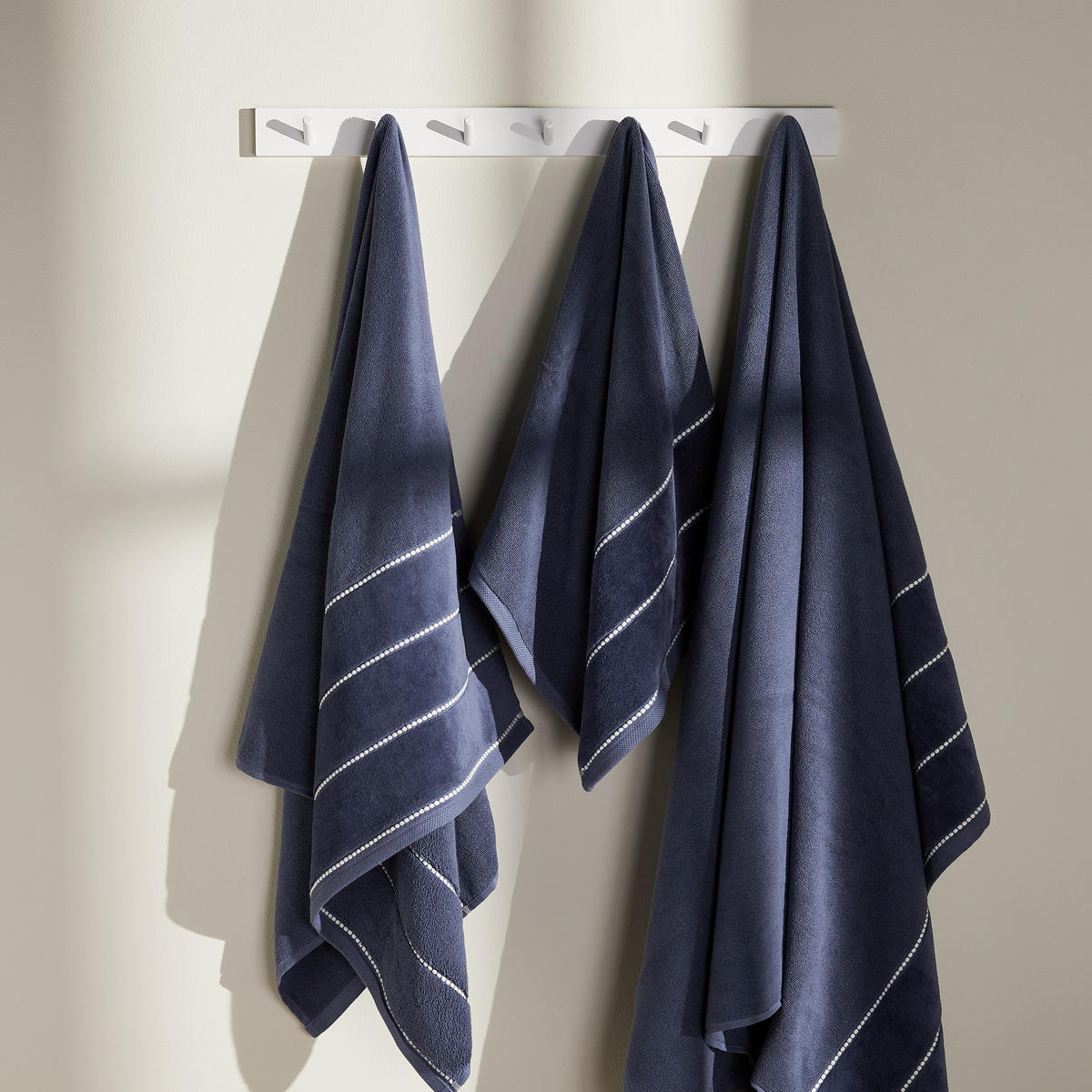HANDTUCH Velly - Dunkelblau, Textil (50/90cm) - home&you
