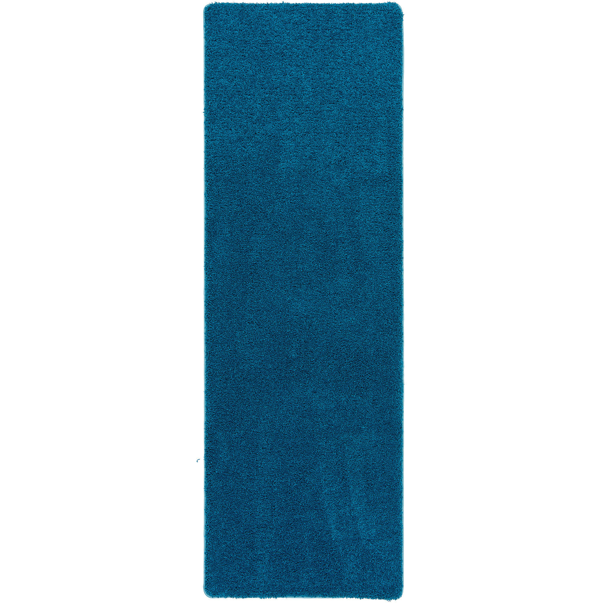 LUXUS HOCHFLOR LANGFLOR LÄUFER TEPPICH MILANO - Petrol, Textil (80/320cm) - Snapstyle