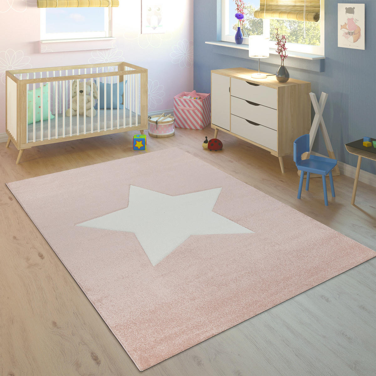 KINDERTEPPICH 80/150 cm Cosmo 397 - Pink, Textil (80/150cm) - Paco Home