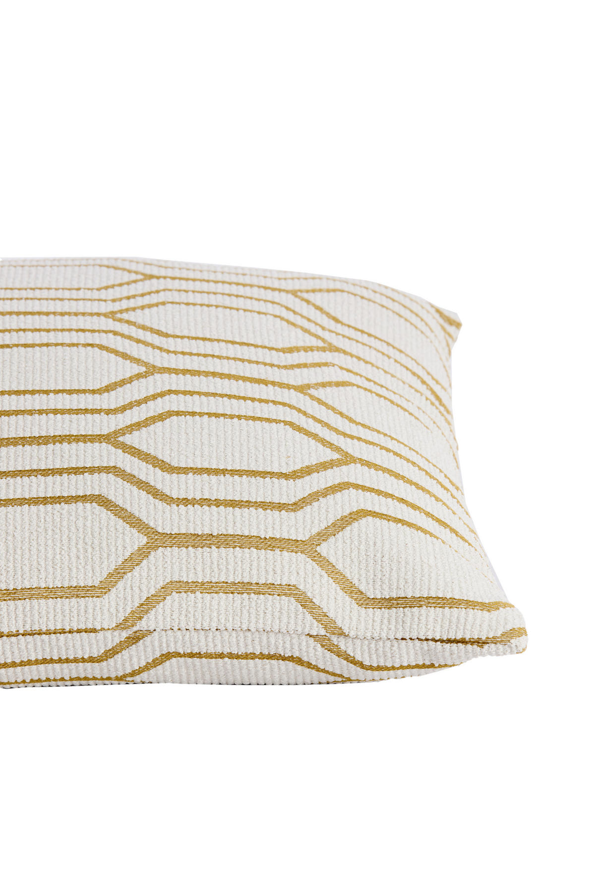 DEKOKISSEN Joplin Weiß 45/45/10 cm - Weiß, Textil (45/45cm) - Light & Living