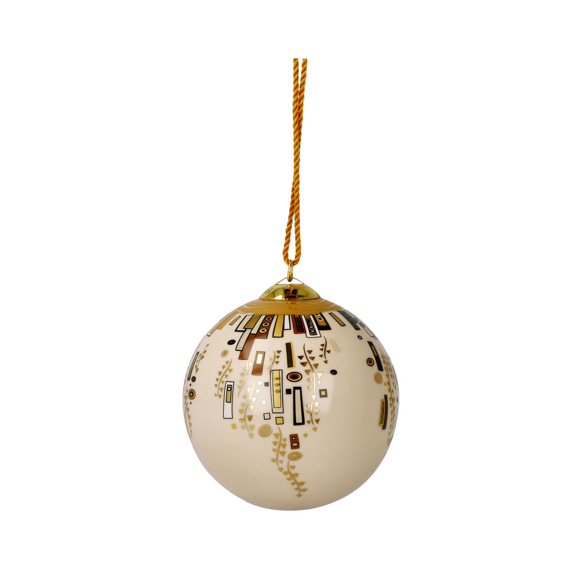 CHRISTBAUMKUGEL Gustav Klimt - Ornamente, Porzellan, Bunt, 7.5 cm - Multicolor, Keramik (7.5/7.5/7.5cm) - Goebel