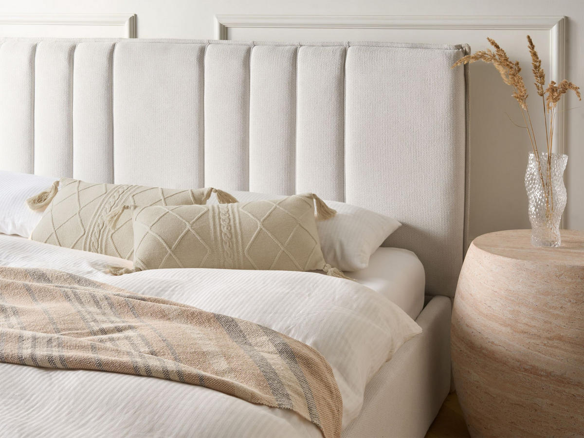 DEKOKISSEN 2er-Set Beige 30/50 cm Caesia - Beige, Textil (30/50cm) - Beliani