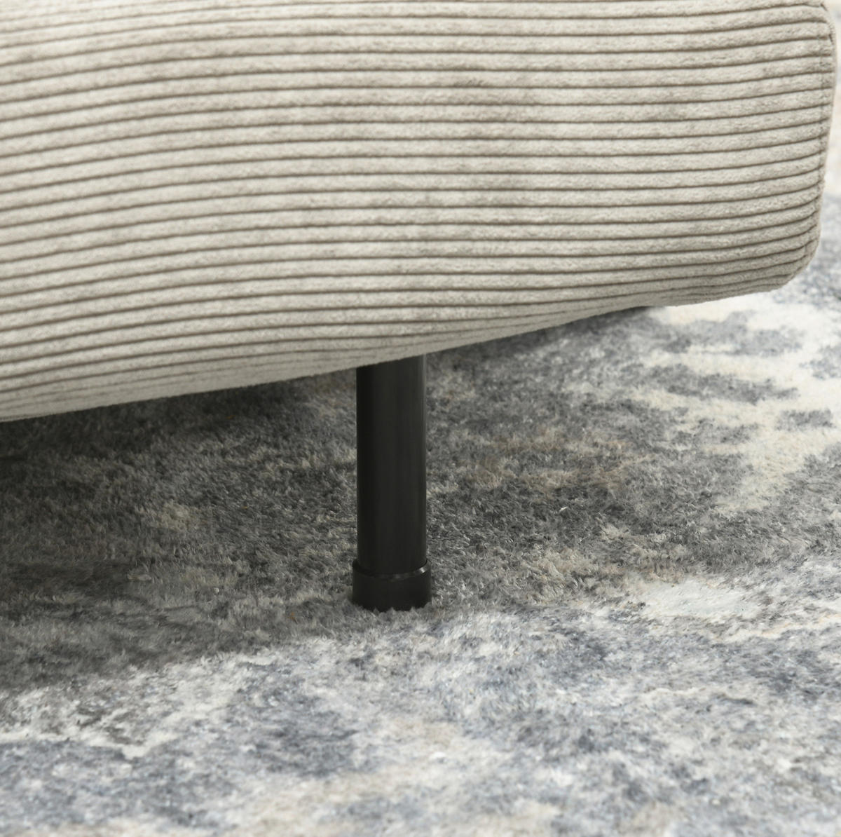 SCHLAFSOFA 141/90/81 cm in Grau – verstellbar mit 141/191 cm Liegefläche - Grau, Textil (90/81/141cm) - BEAOK