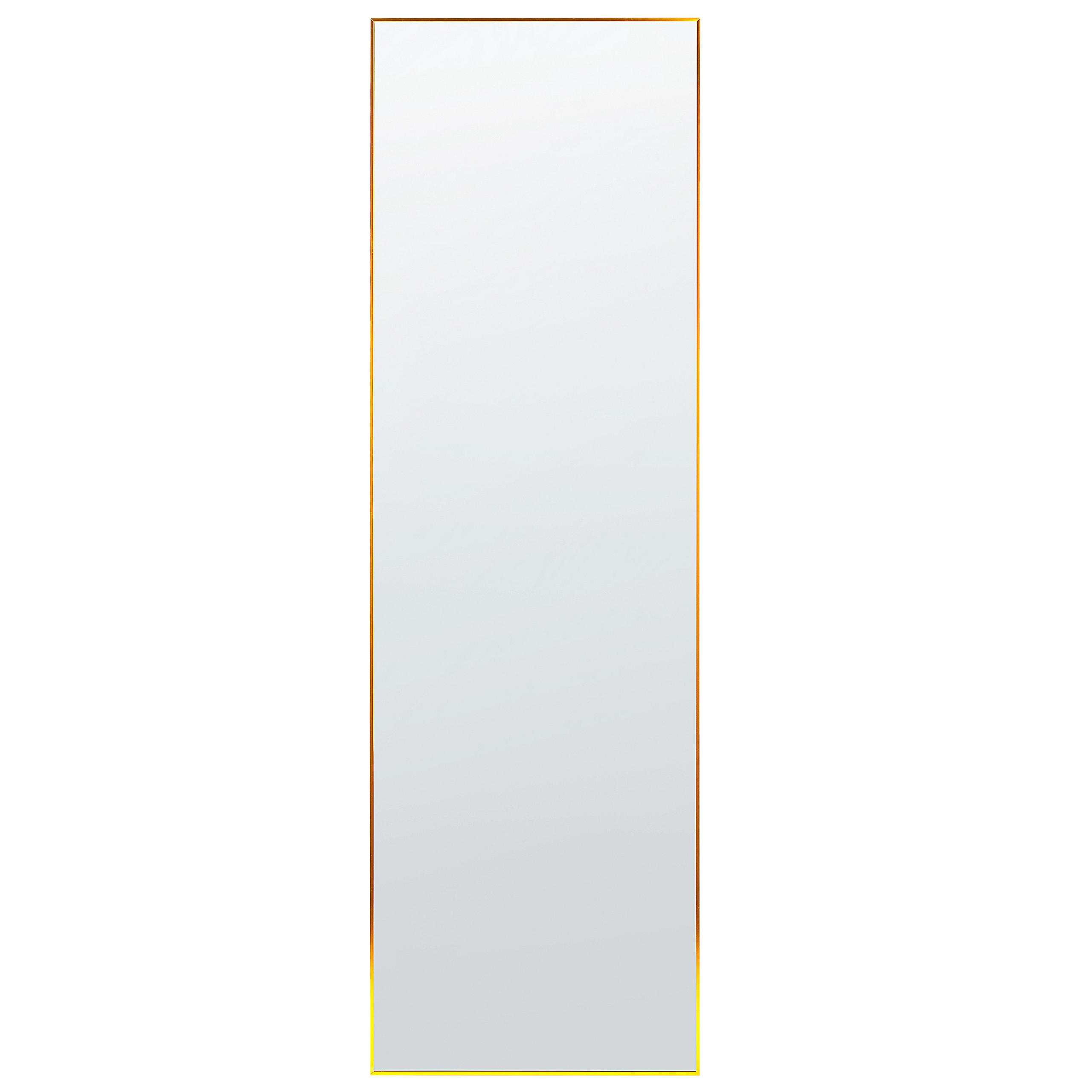 STEHSPIEGEL gold rechteckig 50/156 cm Beauvais - Goldfarben, Metall (7/156/50cm) - Beliani