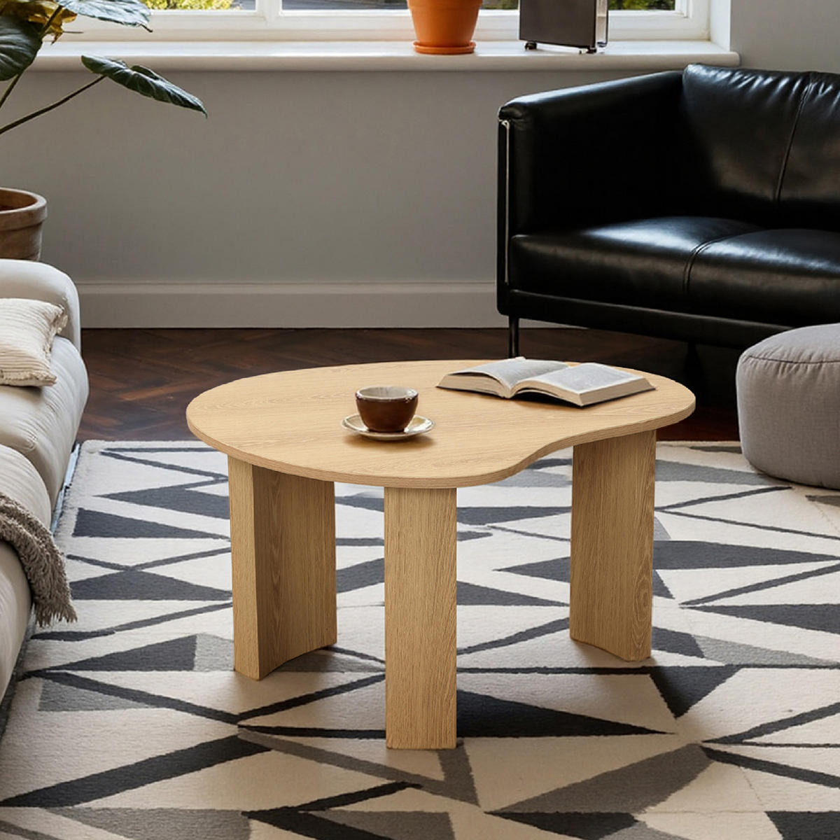 COUCHTISCH, 70 × 50 × 40 cm - Braun, Holzwerkstoff (50/70/40cm) - Hometopia