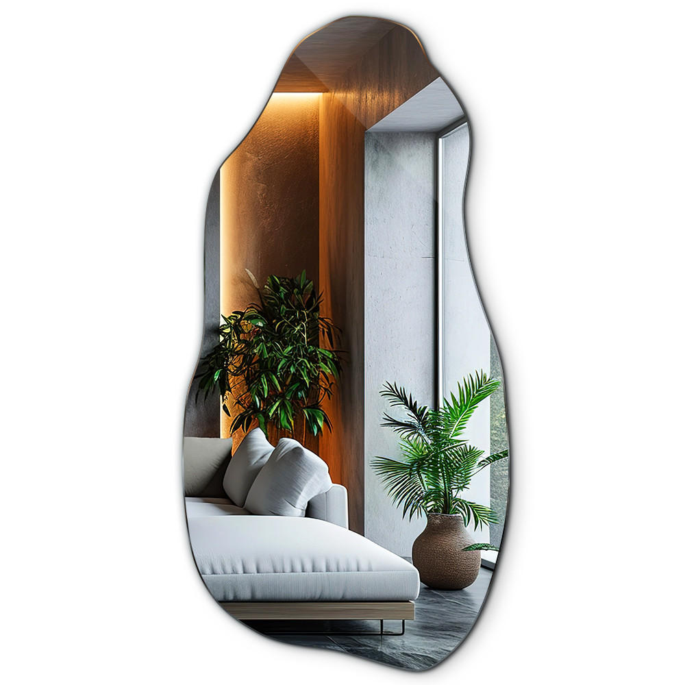 TULUP ZRCADLO Nepravidelné 100x50 cm