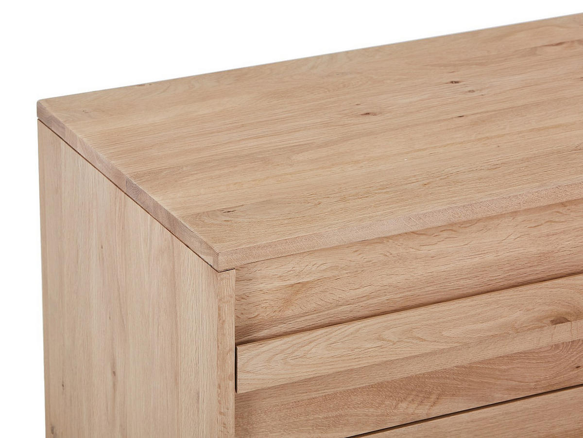 WASCHBECKENUNTERSCHRANK - 150cm x 46cm - Massivholz - naturfarben hell - SARLO - Naturfarben, Holz (150/50/46cm) - Vente-Unique