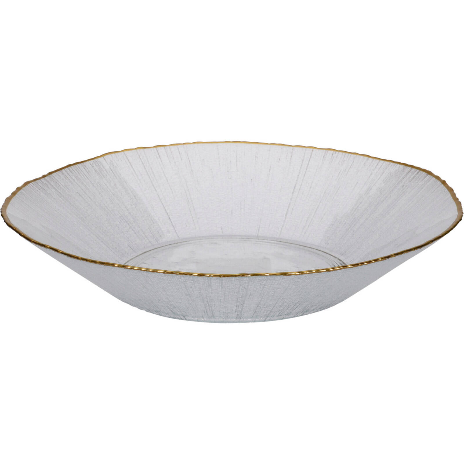 GLASSCHALE Datura 30 cm - Transparent, Glas (30cm) - Home Styling Collection