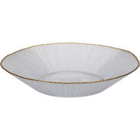 GLASSCHALE Datura 30 cm - Transparent, Glas (30cm) - Home Styling Collection