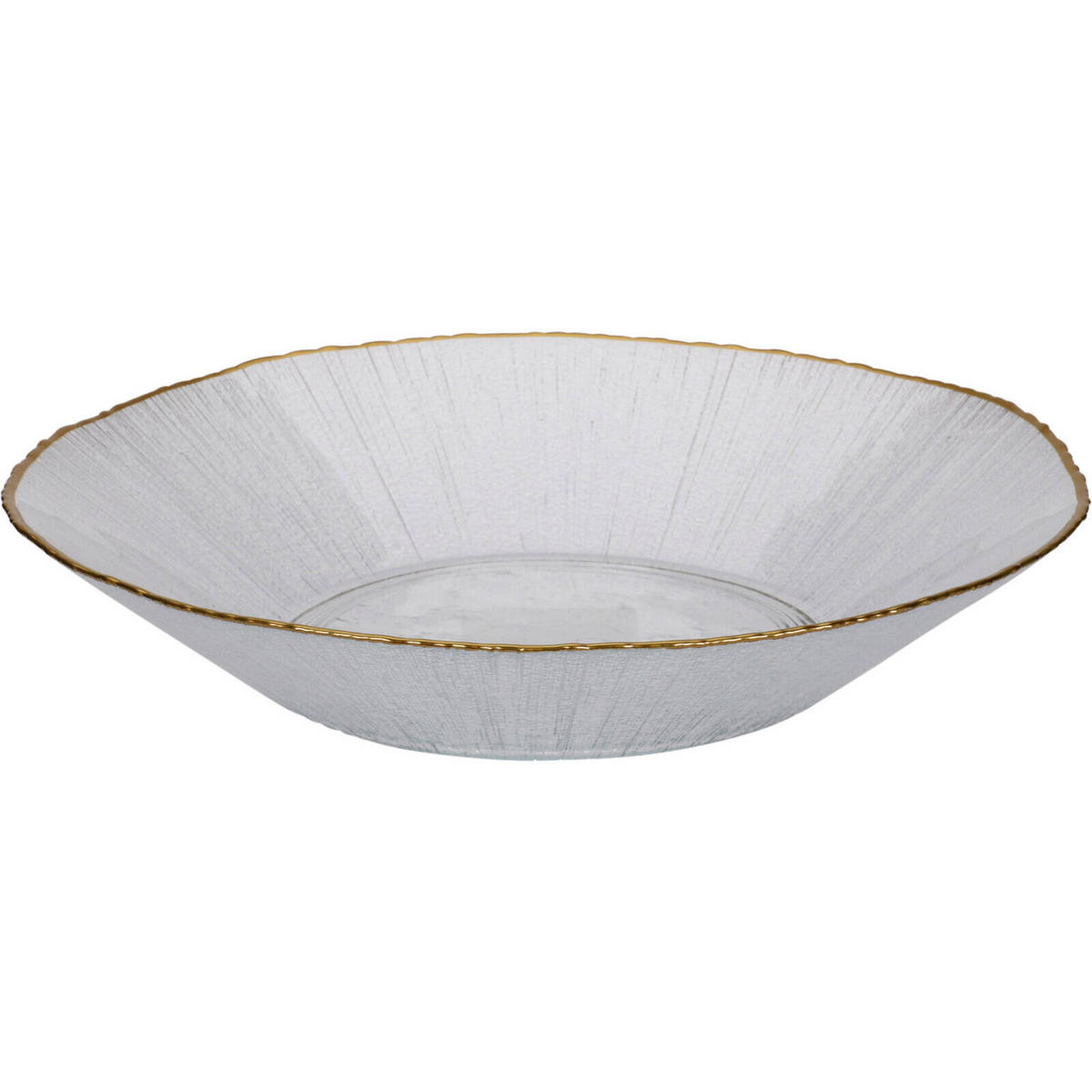 GLASSCHALE Datura 30 cm - Transparent, Glas (30cm) - Home Styling Collection