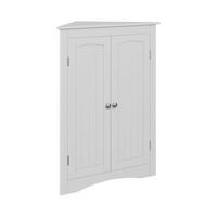 ECKSCHRANK Bianco Weiß 56 x 80 cm mit 2 Türen - Weiß, Holzwerkstoff (56/80/42cm) - Vicco