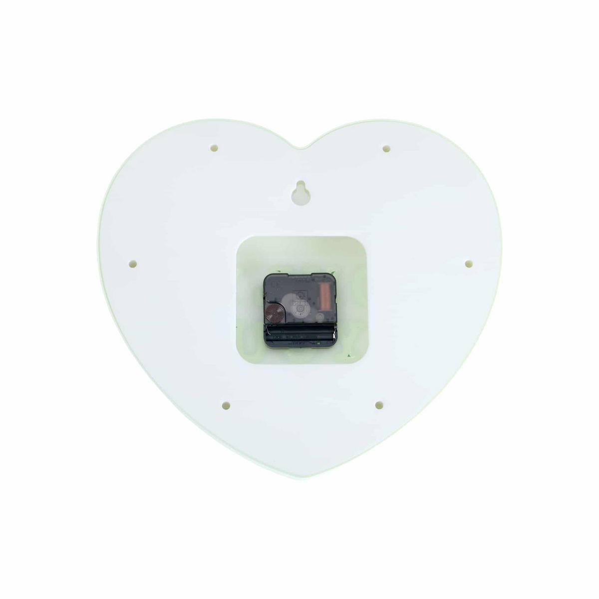 WANDUHR Heart Candy 27/30/27 cm - Grün, Kunststoff (30/27/27cm) - Karlsson