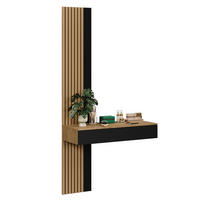 TOALETNÝ STOLÍK Melina Dub/čierna - farba duba, kompozitné drevo (100/205/40cm) - Vicco