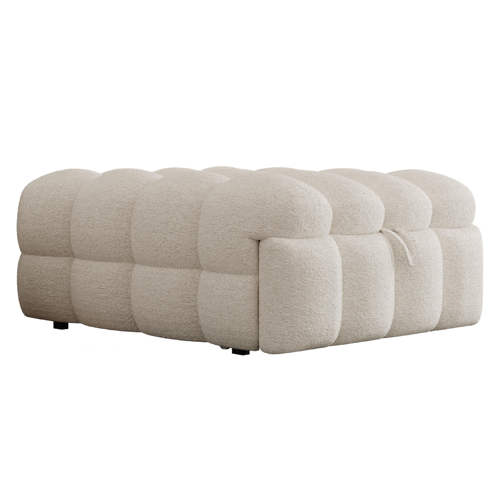 Meubliv Schlafsofa Beige 80x190 cm