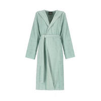 BADEMÄNTEL DAMEN KAPUZE CORD-OPTIK 6140 MINT - 414 - Grün, Textil (Mnull) - Cawö