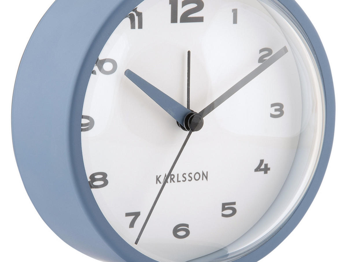 WECKER Brisk Dome 6/11/13 cm - Blau, Metall (11/13/6cm) - Karlsson