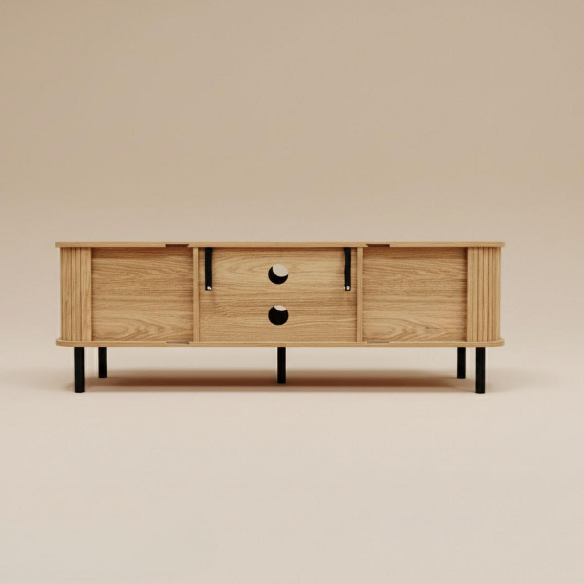 TV-SCHRANK Scava 140/40/46 cm - Braun, Holzwerkstoff (40/46/140cm) - EDAXO