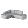 ECKSOFA Ottomane Links TARO-L1 - 243x171x79,5 cm Grau - Grau, Holzwerkstoff/Textil (243/171cm) - ALTDECOR