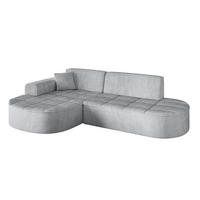 ECKSOFA Ottomane Links TARO-L1 - 243x171x79,5 cm Grau - Grau, Holzwerkstoff/Textil (243/171cm) - ALTDECOR